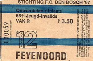 Toegangskaart FC Den Bosch – Feyenoord