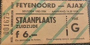 Toegangskaart Feyenoord – AFC Ajax