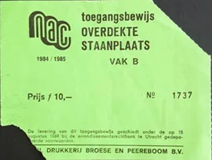 Toegangskaart NAC Breda – Feyenoord