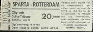 Toegangskaart Sparta Rotterdam – Feyenoord