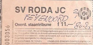 Toegangskaart Roda JC – Feyenoord