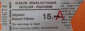 Toegangskaart Excelsior – Feyenoord