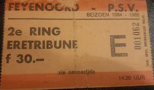 Toegangskaart Feyenoord – PSV