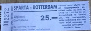 Toegangskaart Sparta Rotterdam – Feyenoord