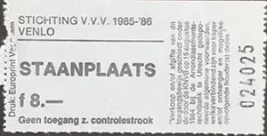 Toegangskaart VVV Venlo – Feyenoord