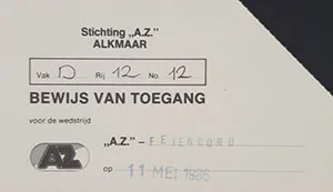 Toegangskaart AZ – Feyenoord