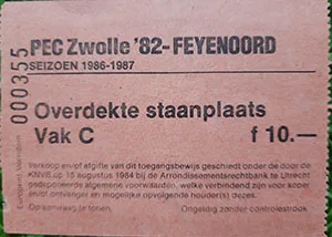 Toegangskaart FC Zwolle – Feyenoord