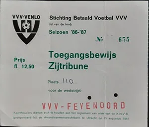 Toegangskaart VVV Venlo – Feyenoord