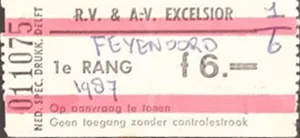 Toegangskaart Excelsior – Feyenoord