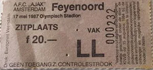 Toegangskaart AFC Ajax – Feyenoord