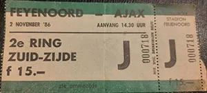 Toegangskaart Feyenoord – AFC Ajax
