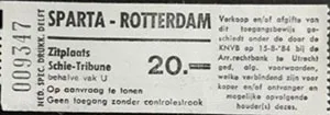 Toegangskaart Sparta Rotterdam – Feyenoord