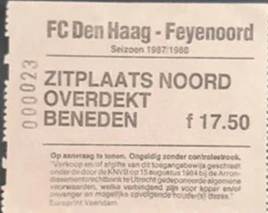 Toegangskaart ADO Den Haag – Feyenoord