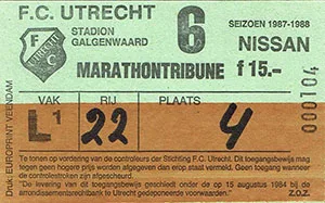 Toegangskaart FC Utrecht – Feyenoord