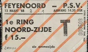 Toegangskaart Feyenoord – PSV