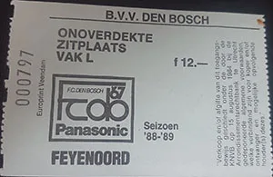 Toegangskaart FC Den Bosch – Feyenoord
