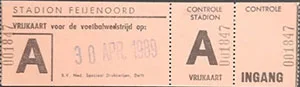Toegangskaart Feyenoord – FC Utrecht