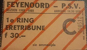 Toegangskaart Feyenoord – PSV
