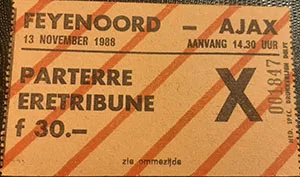 Toegangskaart Feyenoord – AFC Ajax