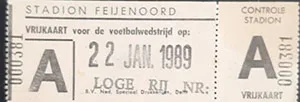 Toegangskaart Feyenoord – RKC Waalwijk