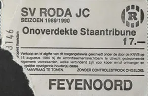 Toegangskaart Roda JC – Feyenoord