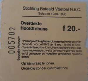 Toegangskaart SC NEC – Feyenoord