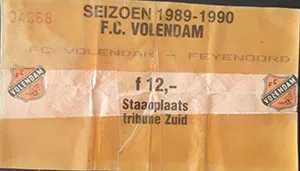 Toegangskaart FC Volendam – Feyenoord