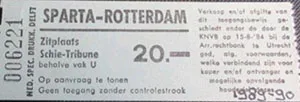 Toegangskaart Sparta Rotterdam – Feyenoord