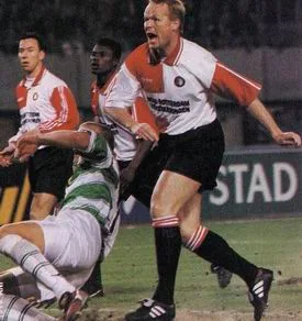 Ronald Koeman na snelle goal Carsten Jancker.