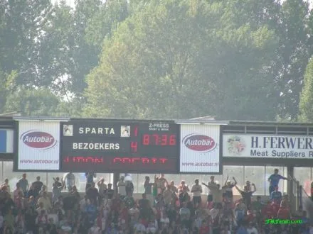 Met de einduitslag van 1-4