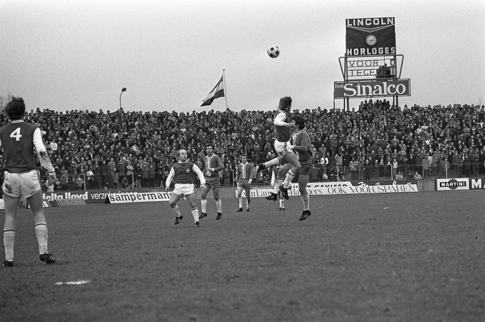 MVV tegen Feyenoord 0-2, spelmomenten. Foto: Rob Mieremet / Anefo, Nationaal Archief (CC0).