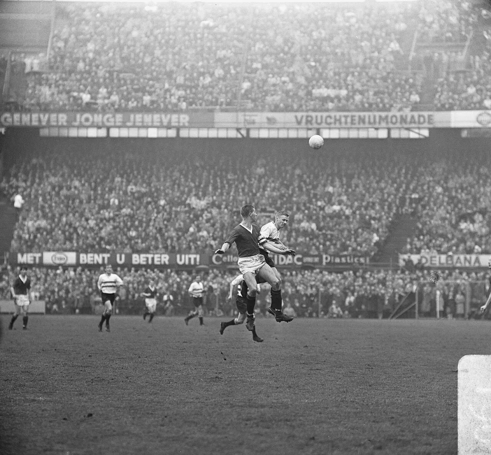 Feyenoord tegen ADO 3-1. Foto: Jan Voets / Anefo, Nationaal Archief (CC0).