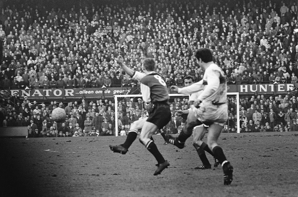 Feyenoord tegen ADO 1-1, spelmomenten. Foto: Eric Koch / Anefo, Nationaal Archief (CC0).