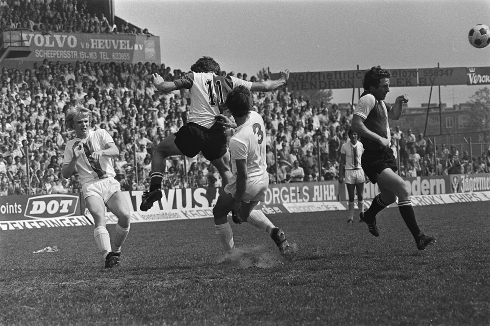 FC Den Haag tegen Feyenoord 1-8, spelmomenten. Foto: Rob Mieremet / Anefo, Nationaal Archief (CC0).