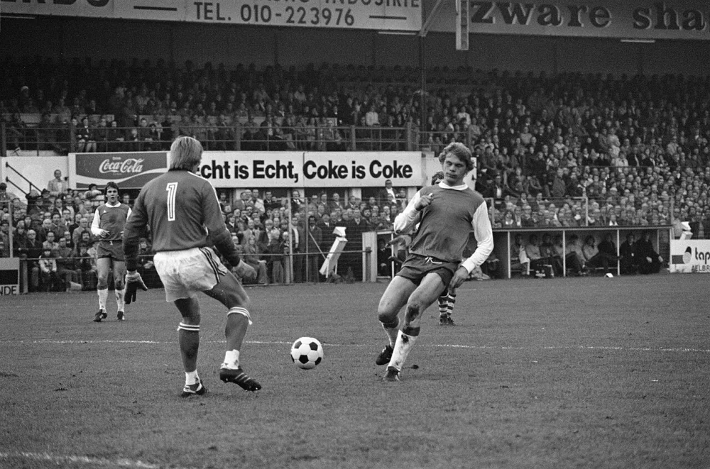 Sparta tegen Feijenoord 1-3; spelmomenten. Foto: Bert Verhoeff / Anefo, Nationaal Archief (CC0).