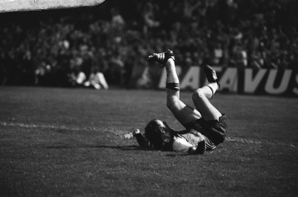 Utrecht tegen Feyenoord 0-4, vreugde Feyenoord-spelers. Foto: Hans Peters / Anefo, Nationaal Archief (CC0).