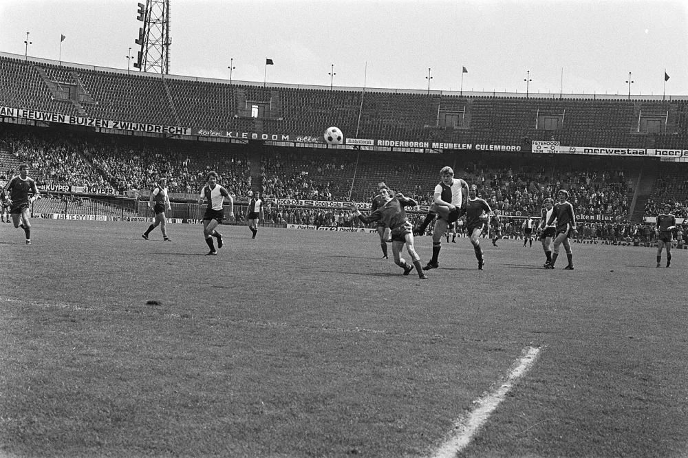 Feyenoord tegen FC Twente 1-2, spelmomenten. Foto: Hans Peters / Anefo, Nationaal Archief (CC0).