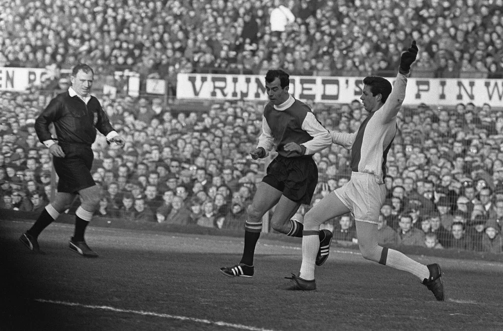 Feyenoord tegen Ajax 1-1, spelmomenten. Foto: Eric Koch / Anefo, Nationaal Archief (CC0).