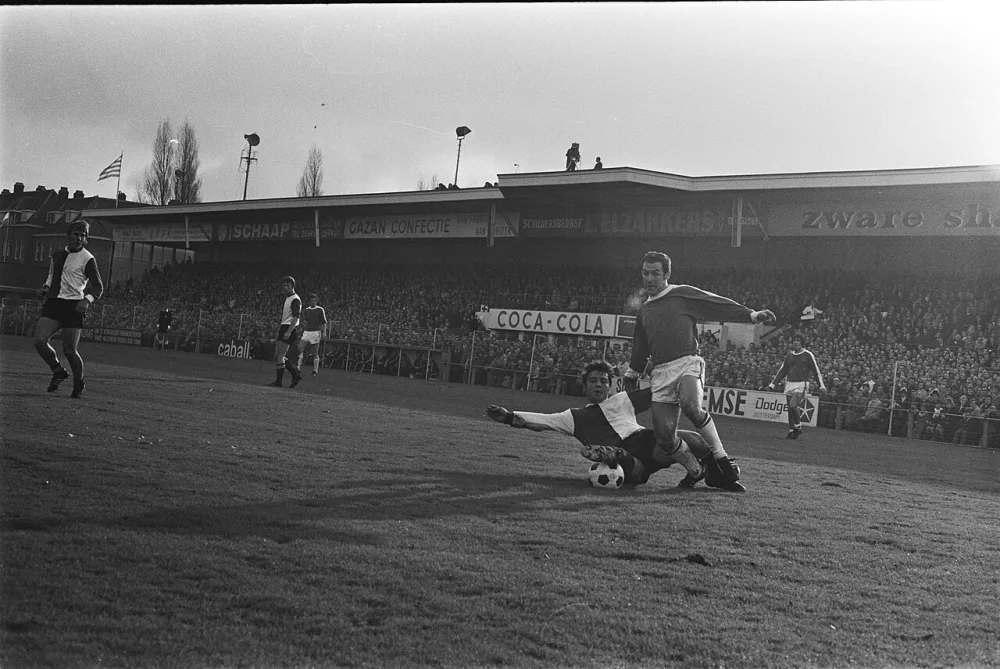 Sparta tegen Feijenoord 1-1. Foto: Bert Verhoeff / Anefo, Nationaal Archief (CC0).
