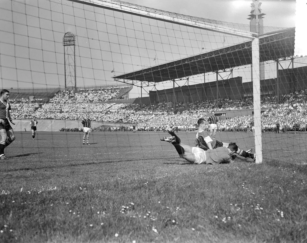 DWSA tegen Feyenoord 2-3. Foto: Joop van Bilsen / Anefo, Nationaal Archief (CC0).