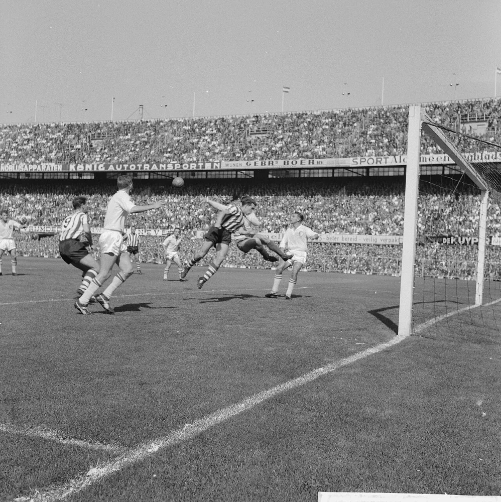 Sparta tegen Feyenoord 3-0. Spelmomenten. Foto: Eric Koch / Anefo, Nationaal Archief (CC0).