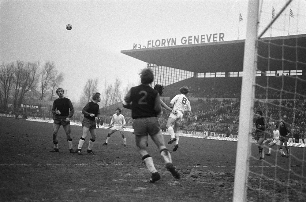 Excelsior tegen Feyenoord 0-1. Foto: Hans Peters / Anefo, Nationaal Archief (CC0).