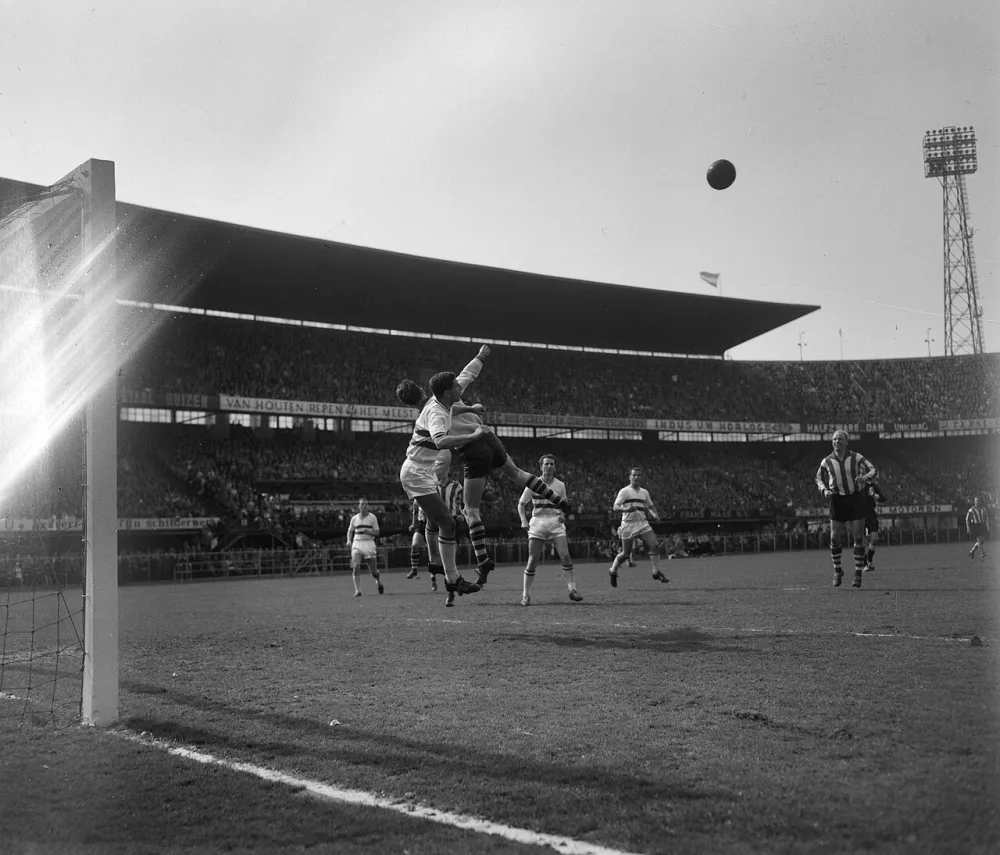 Feyenoord tegen PSV 1-1 spelmoment. Foto: Eric Koch / Anefo, Nationaal Archief (CC0).