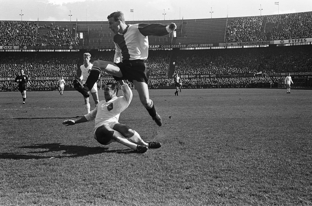 Feyenoord tegen Telstar 4-1, spelmomenten. Foto: Eric Koch / Anefo, Nationaal Archief (CC0).