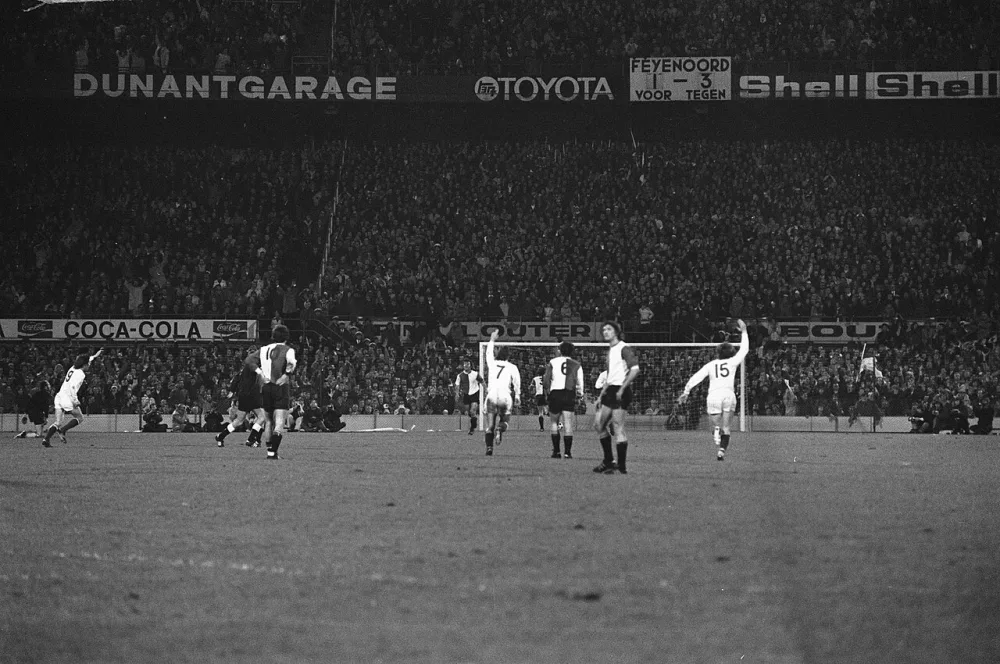 Feyenoord tegen Ajax 1-5, spelmoment. Foto: Rob Mieremet / Anefo, Nationaal Archief (CC0).