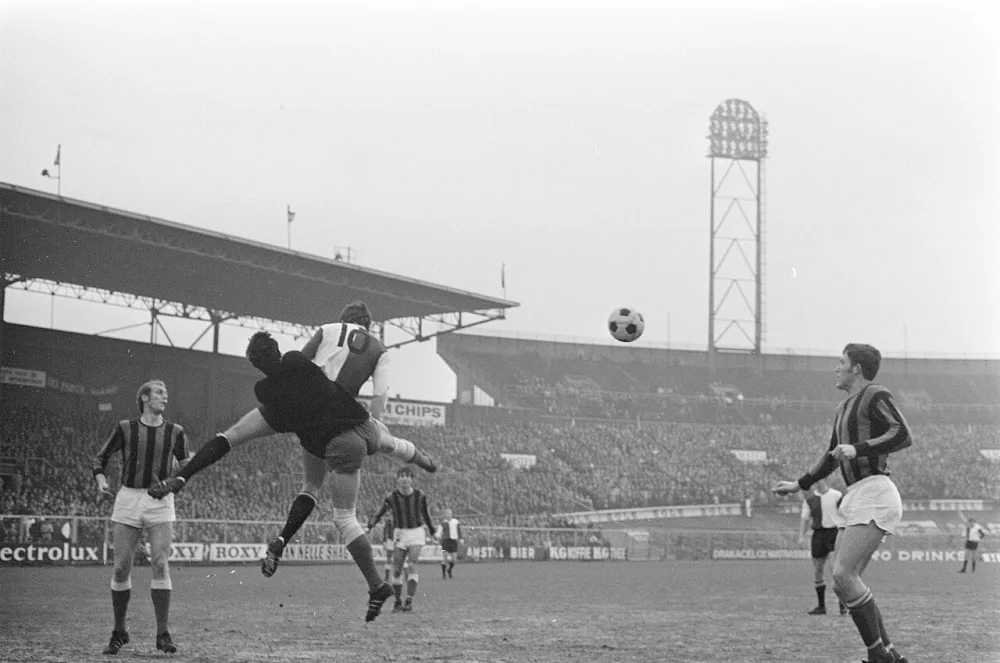 DWS tegen Feijenoord 0-1 spelmomenten. Foto: Jac. de Nijs / Anefo, Nationaal Archief (CC0).