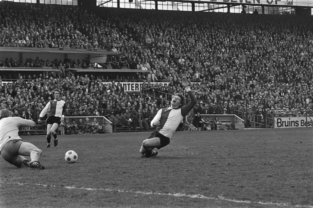 Feijenoord tegen Ajax 4-1; spelmomenten. Foto: Bert Verhoeff / Anefo, Nationaal Archief (CC0).