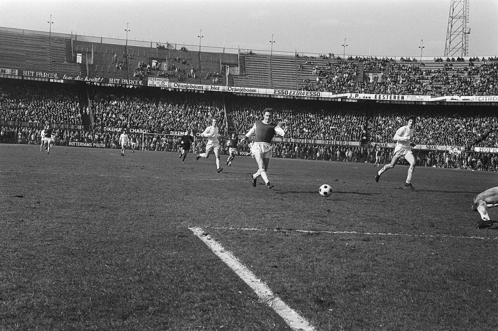 Doelpunt van Kindvall. Foto: fotograaf onbekend / Anefo, Nationaal Archief (CC0).