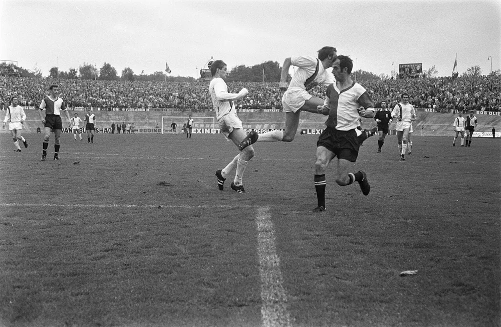 NEC tegen Feyenoord 0-2. Foto: Eric Koch / Anefo, Nationaal Archief (CC0).