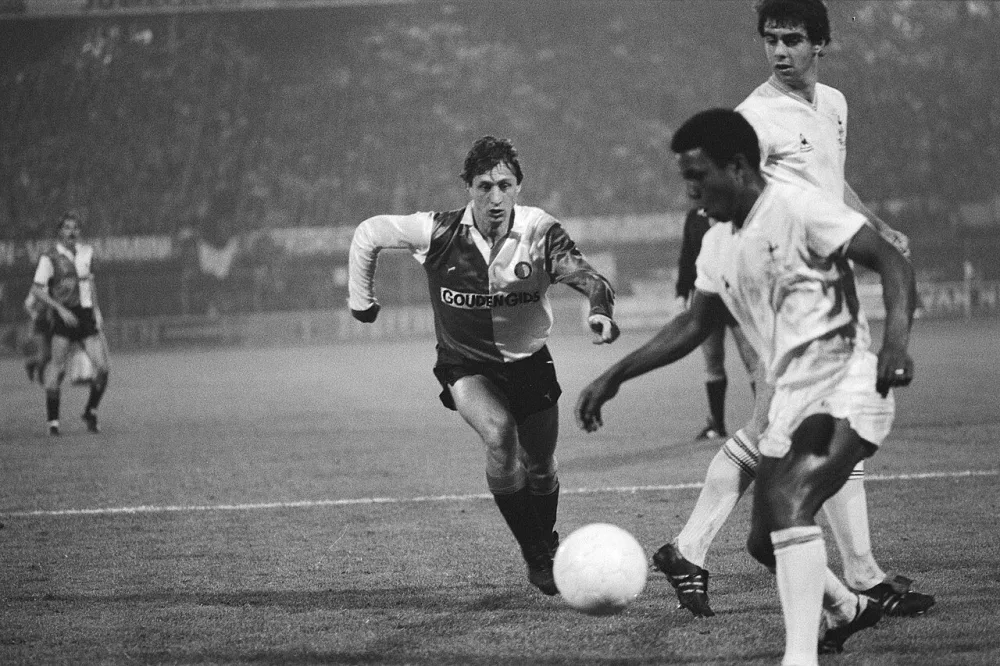 Feyenoord – Tottenham Hotspur, UEFA Cup 1983. Foto: fotograaf onbekend / Anefo, Nationaal Archief (CC0).